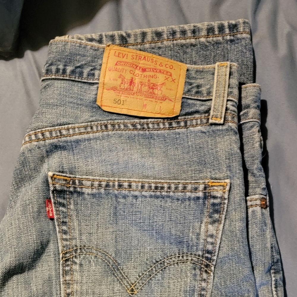 Men's 501 Button fly Levis